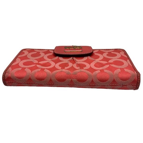 y2k COACH Carriage Signature Canvas Wallet - Picture 3 of 10